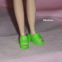 HSB005 1/6 BJD Doll Shoes High Heel Open End Shoe 176 Green HSB005 1/6 BJD Doll Shoes High Heel Open End Shoe 176 Green